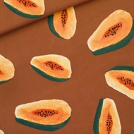 Picture of Papayas - L - French Terry - Glazed Ginger Brown