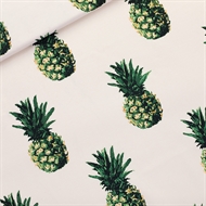 Picture of Pineapples - M - French Terry - Papyrus Crème