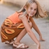 Picture of Papayas - L - Linen Viscose Blend - Glazed Ginger Brown