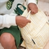 Picture of Wiggly Verticals - Yellow - M - Cotton Canvas Gabardine Twill - Papyrus Crème